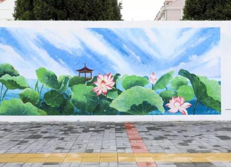 洞口墙绘施工材料制作工艺说明