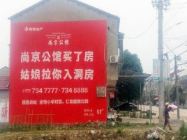 洞口墙体广告在乡镇、农村市场的媒体优势