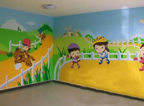 洞口幼儿园墙体彩绘制作流程及注意事项