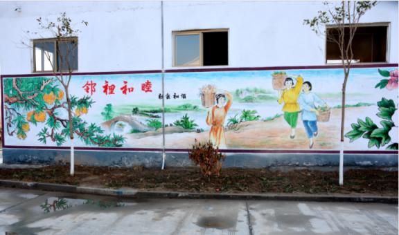 洞口乡镇文化墙 乡风文明焕发新活力