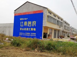洞口农村墙体广告在不同形式上面展现的不同特色