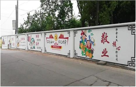 洞口手绘墙画在现实中主要有哪些应用？