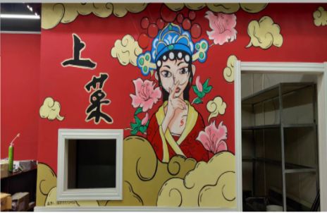 洞口墙体彩绘的发展和应用