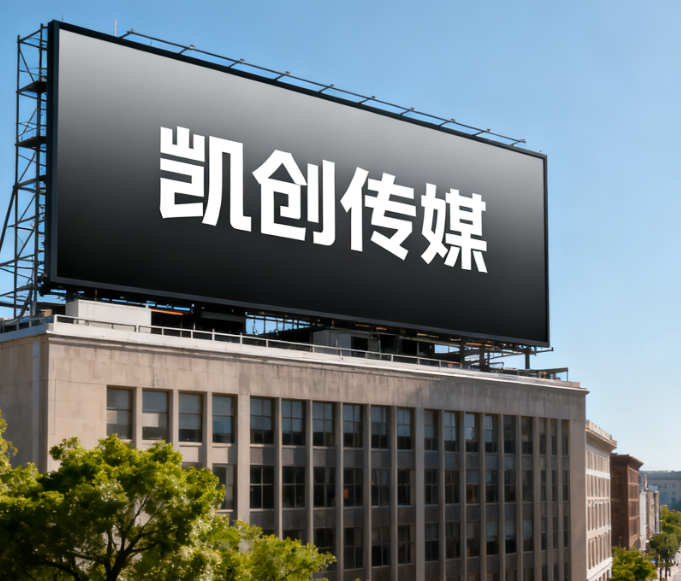 洞口户外广告牌的设计与制作
